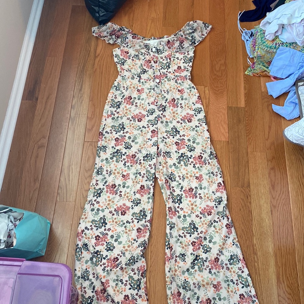 Tularosa off the shoulder jumpsuit